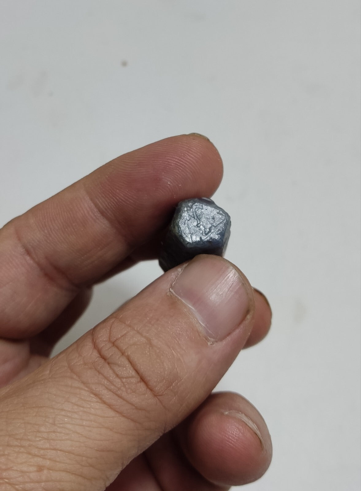 An aesthetic specimen of terminated sapphire crystal 17 grams