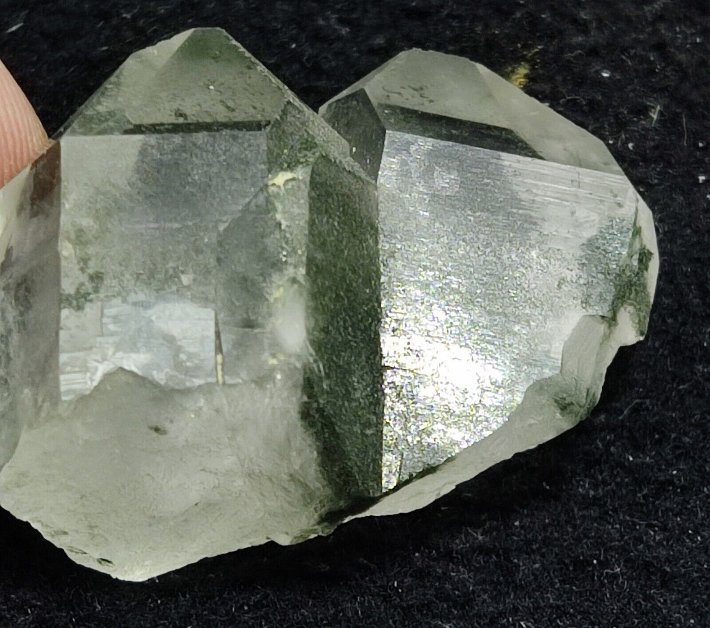 A very Aesthetic Natural beautifully terminated Chlorite Quartz 32 grams