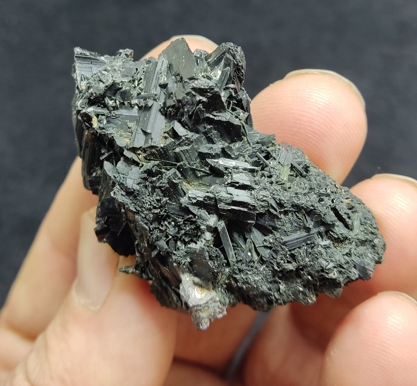 An Aesthetic specimen of epidote crystal 38 grams