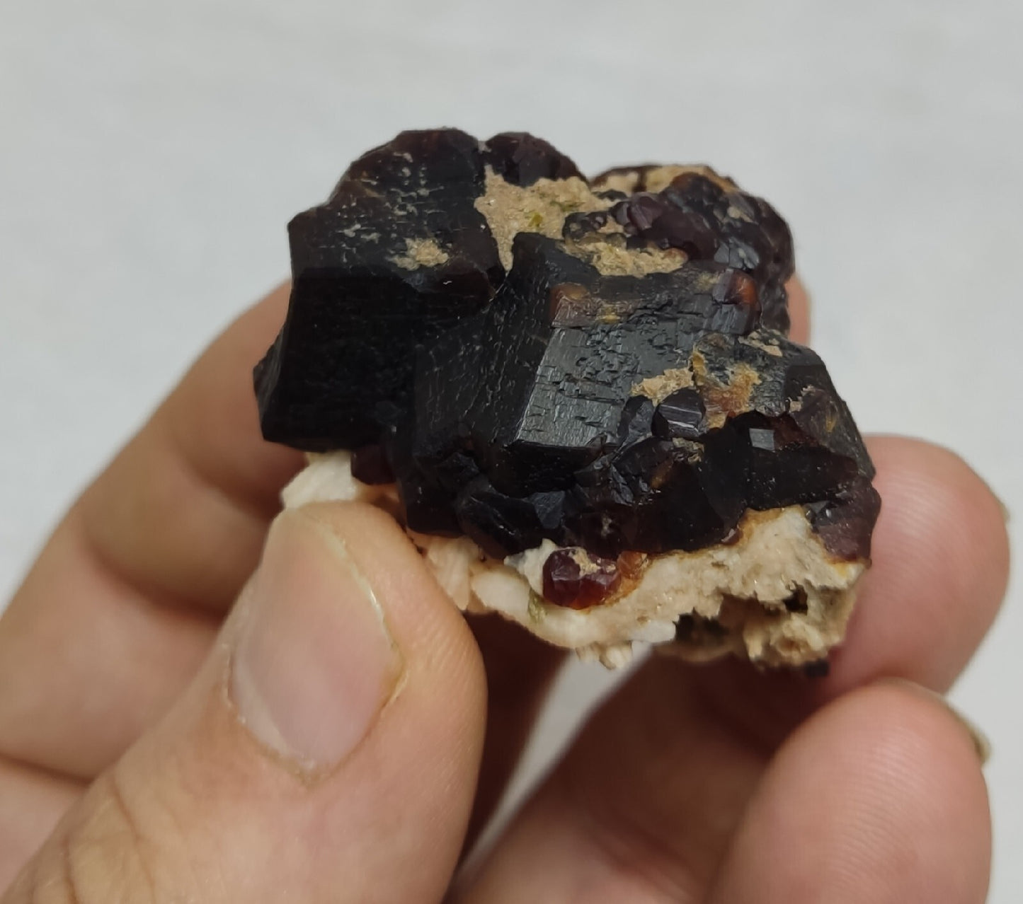 57 grams aesthetic andradite garnet crystal specimen