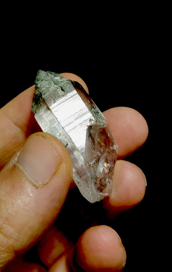 Natural Chlorite Quartz Crystal 21 Grams