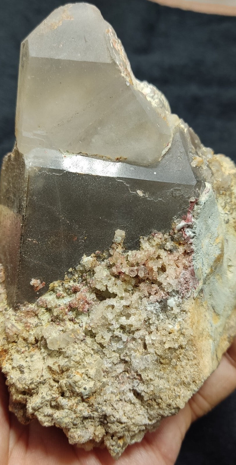 An Aesthetic terminated Partly Smoky Quartz specimen 493 grams