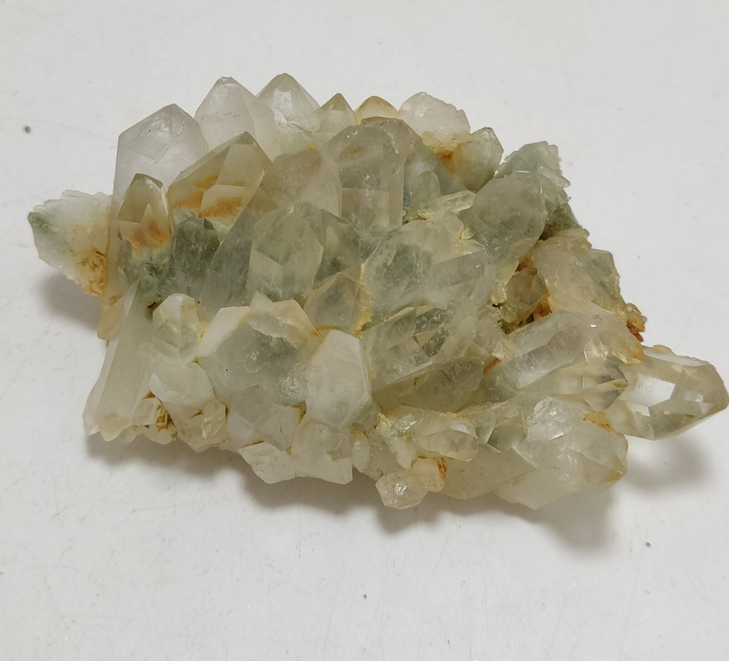 An Aesthetic specimen of chlorite quartz 150 grams