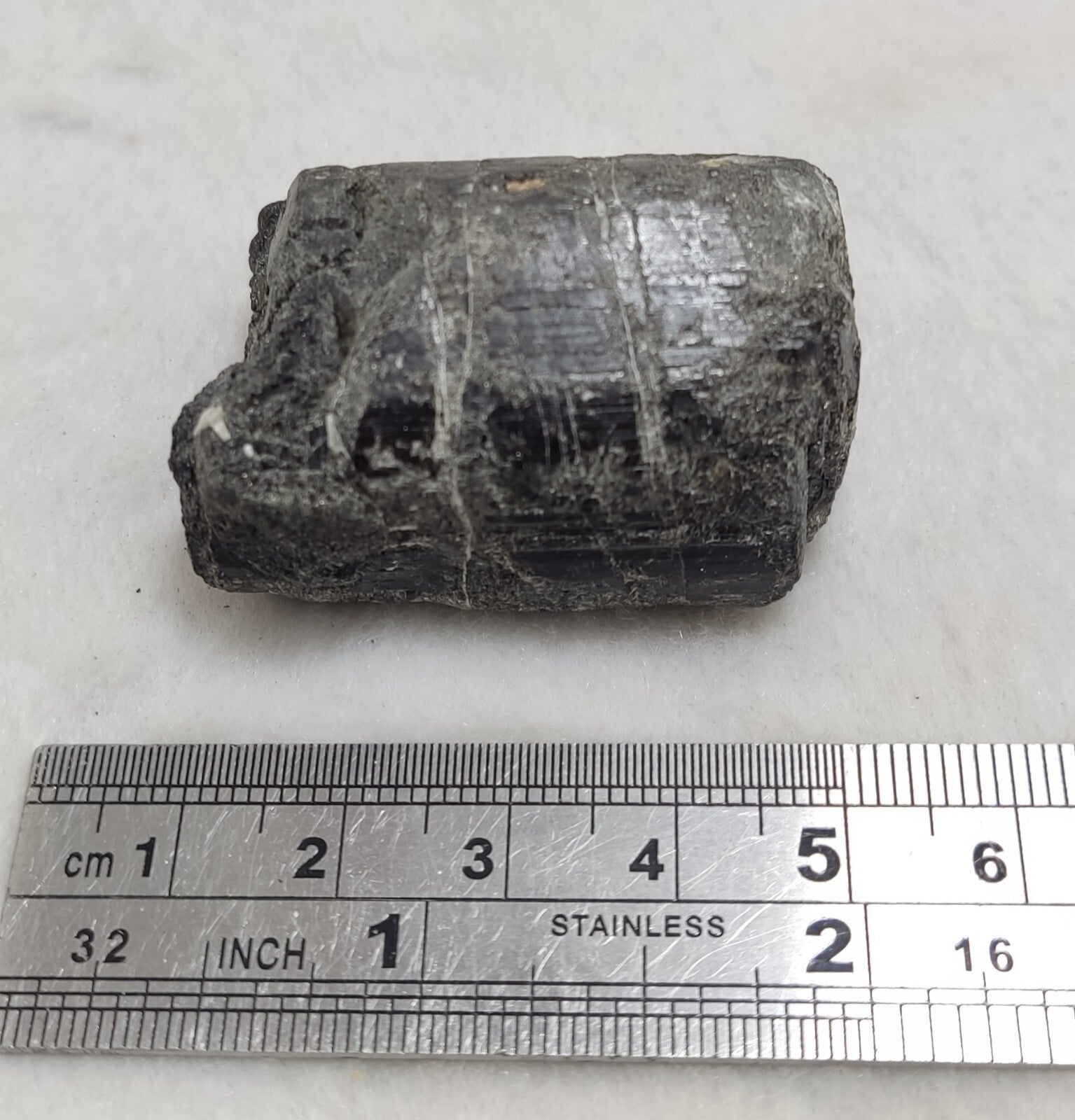 An amazing specimen of terminated black tourmaline 66 grams