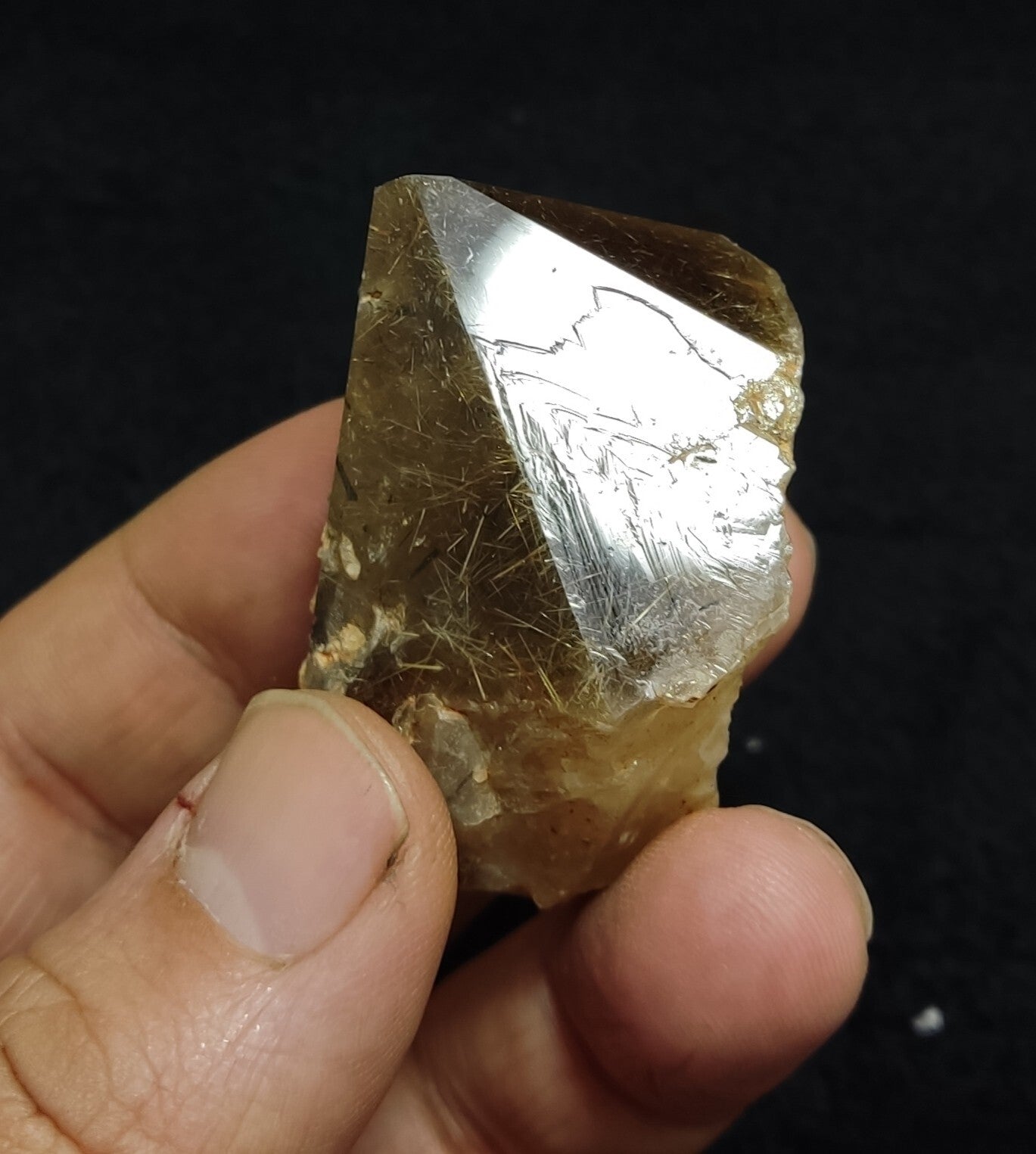 An amazing Astrophylite Quartz Crystal 73 grams
