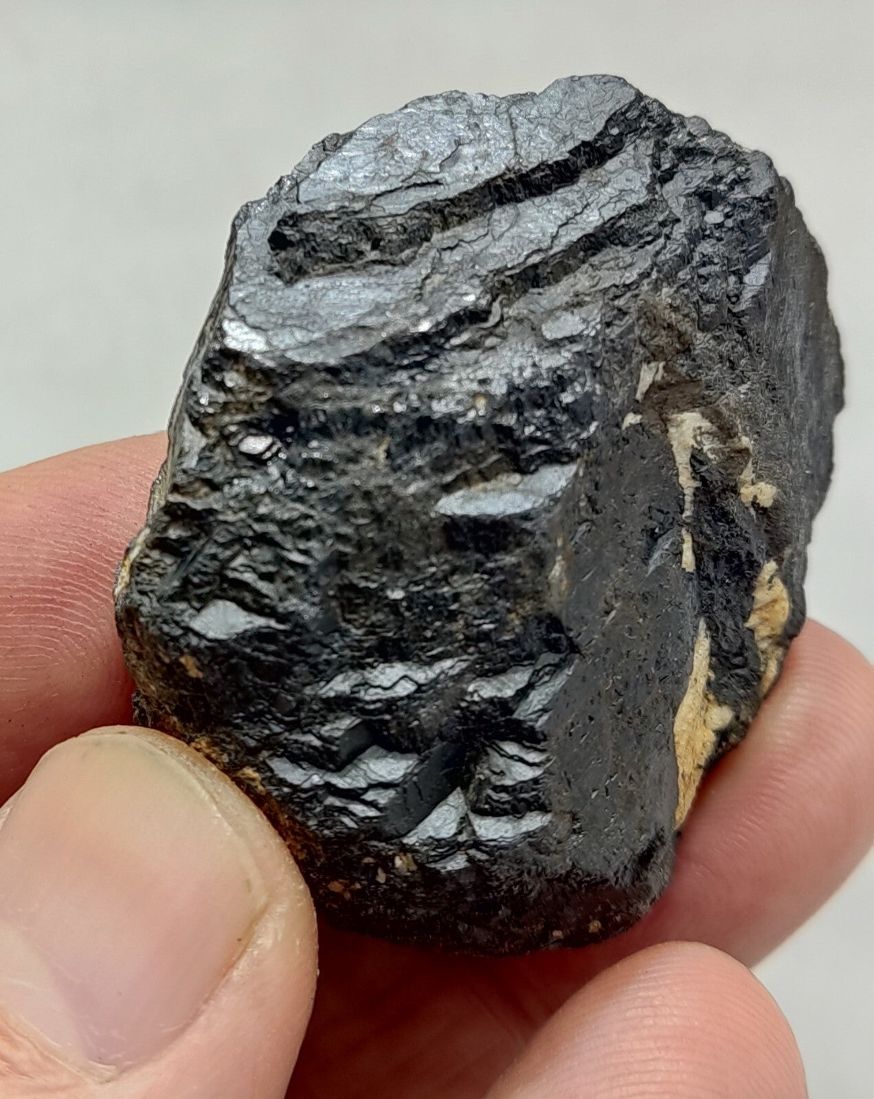 An Aesthetic specimen of hematite crystal 83 grams