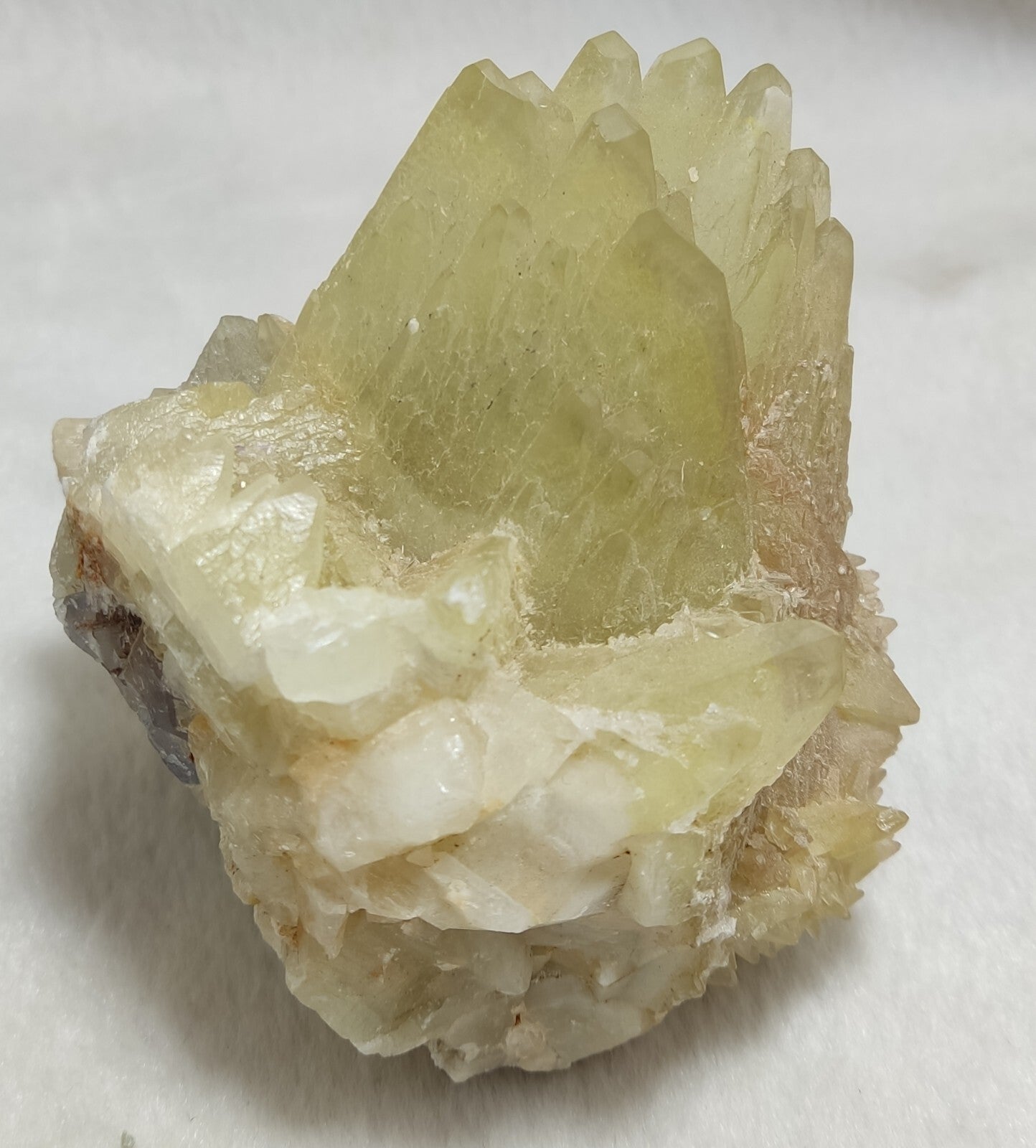 An Aesthetic Naturally terminated specimen of dogtooth calcite 722 grams