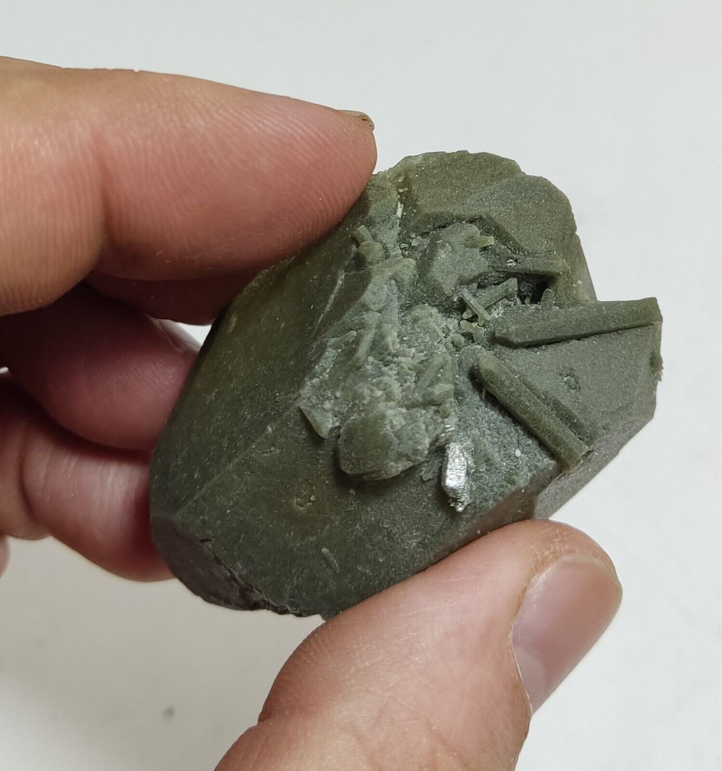 An Aesthetic Natural beautifully terminated Chlorite Quartz specimen 63 grams