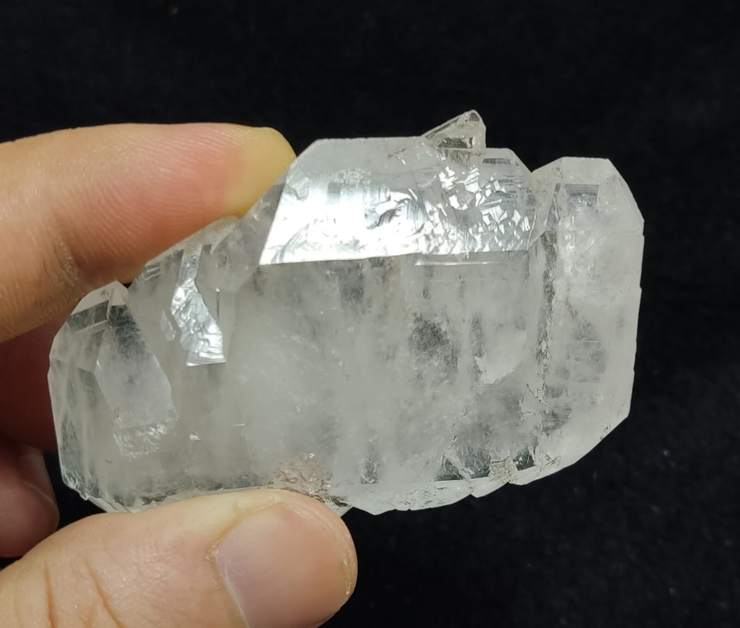 An Aesthetic terminated specimen of Faden Quartz crystal 54 grams