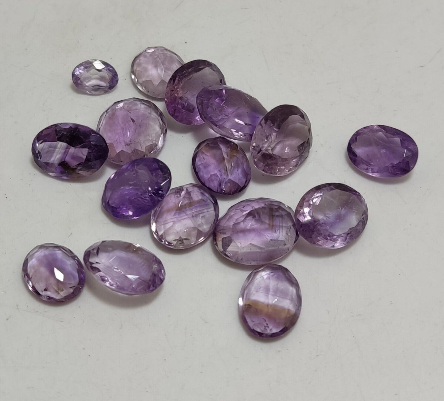 65 Carats faceted Amethyst gemstones