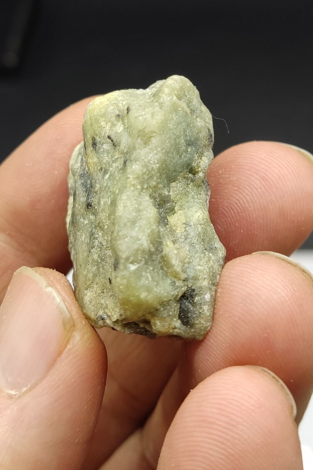 An Aesthetic miniature specimen of emerald in matrix 25 grams