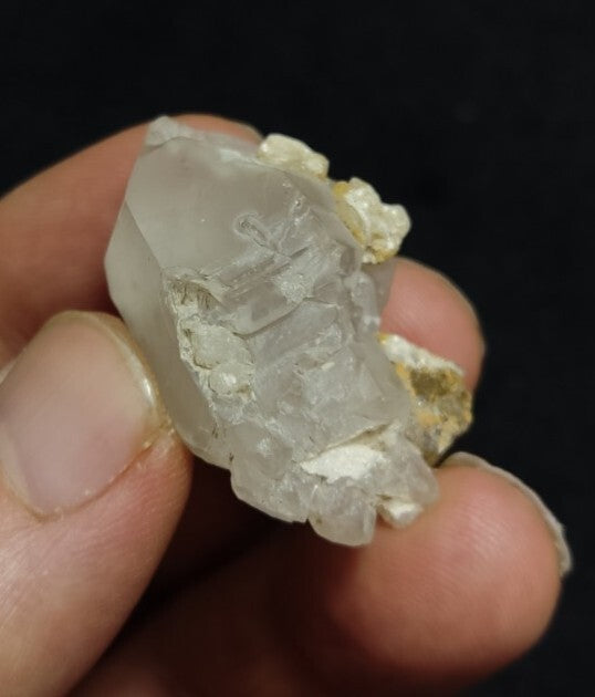 Miniature Etched Natural Smoky Quartz Double Terminated 15 grams