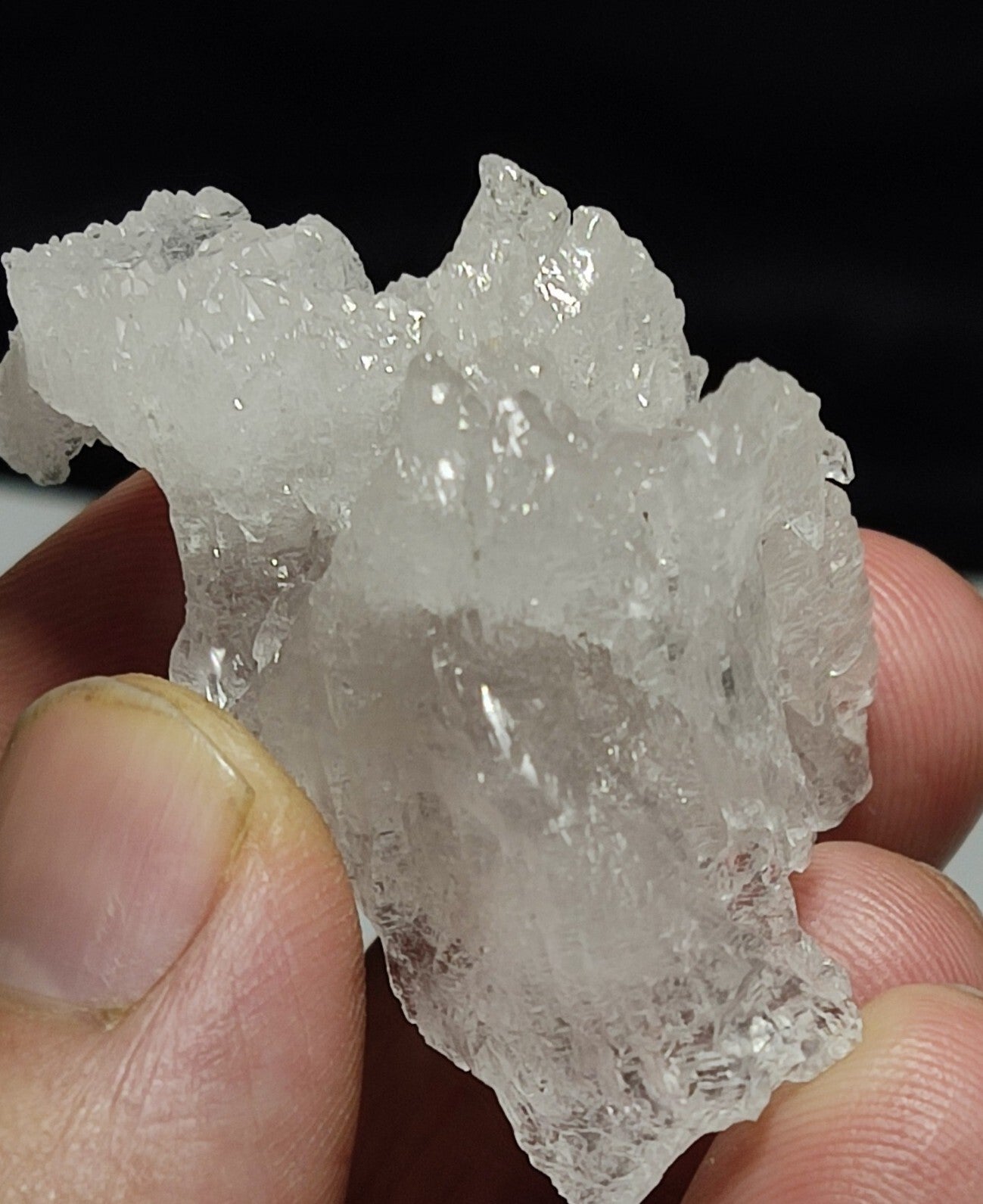 Fully Etched Quartz Crystal 22 grams