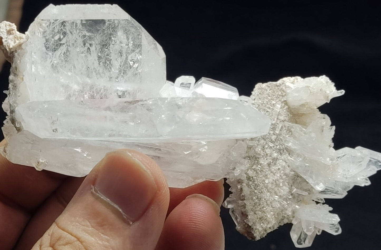 An Aesthetic terminated faden Quartz specimen 94 grams