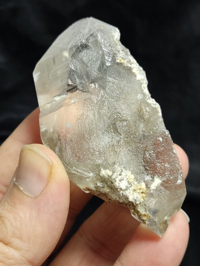 Gwindel Like Double Terminated Light Smoky Quartz 115 grams