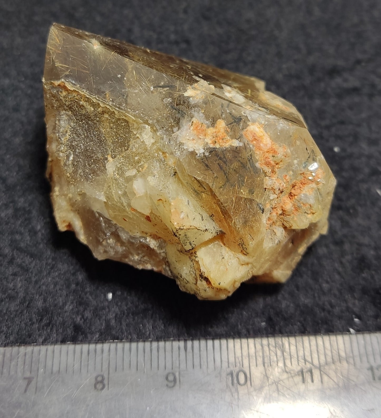 An amazing Astrophylite Quartz Crystal 73 grams