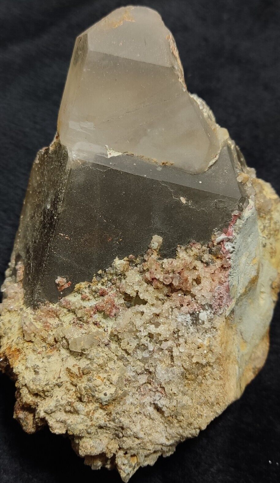 An Aesthetic terminated Partly Smoky Quartz specimen 493 grams
