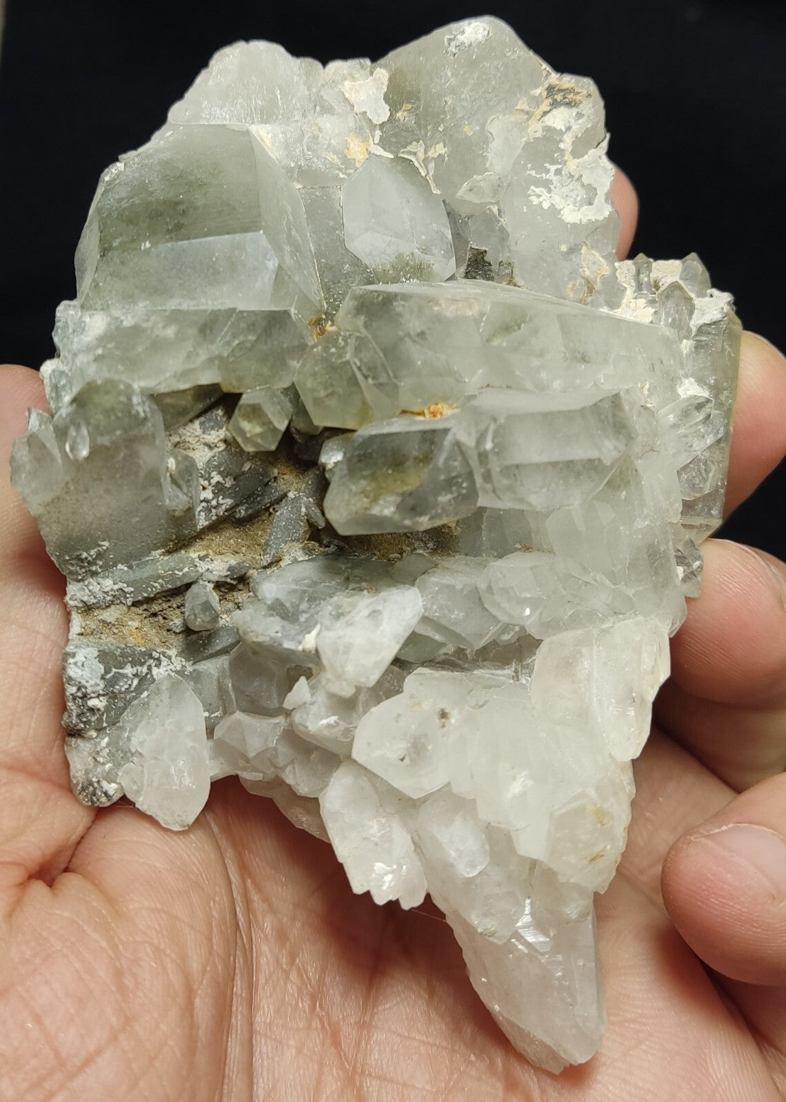 An Aesthetic Natural beautifully terminated Chlorite Quartz specimen 190 grams