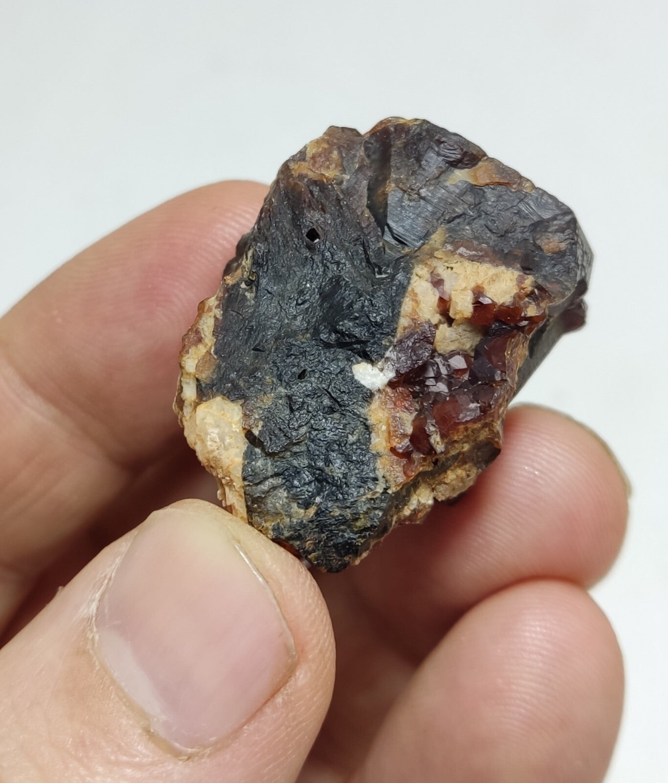 33 grams Aesthetic specimen Garnets cluster andradite garnets natural garnets