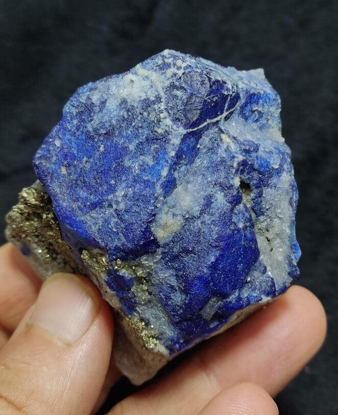 An aesthetic specimen of Lazurite with Pyrite on Matrix  196 grams