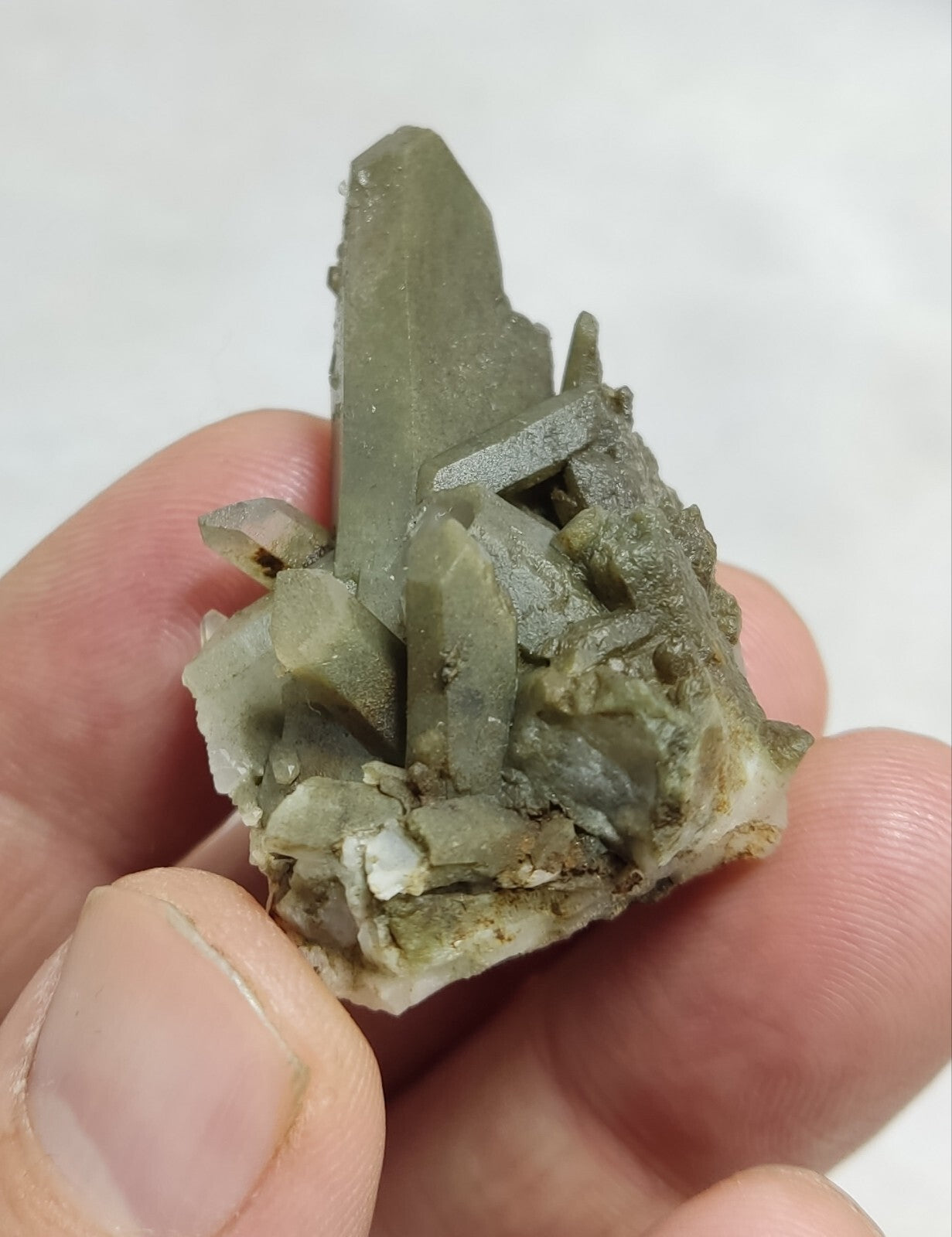 An Aesthetic terminated chlorite Quartz specimen 29 grams