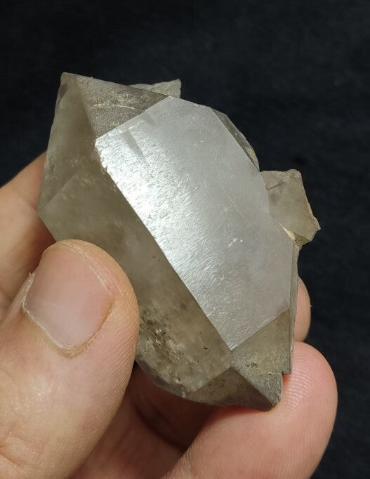 Double Terminated Smoky Quartz Crystal 77 grams