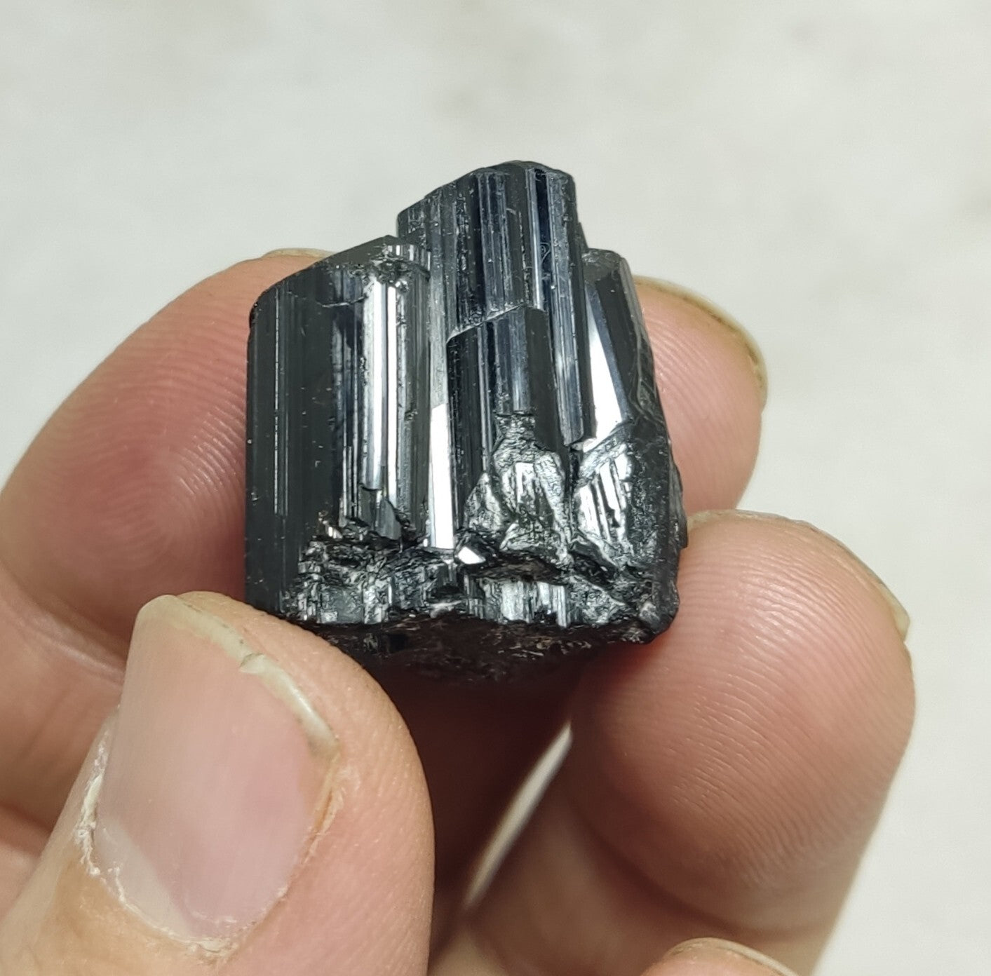 An amazing specimen of black tourmaline cluster 15 grams