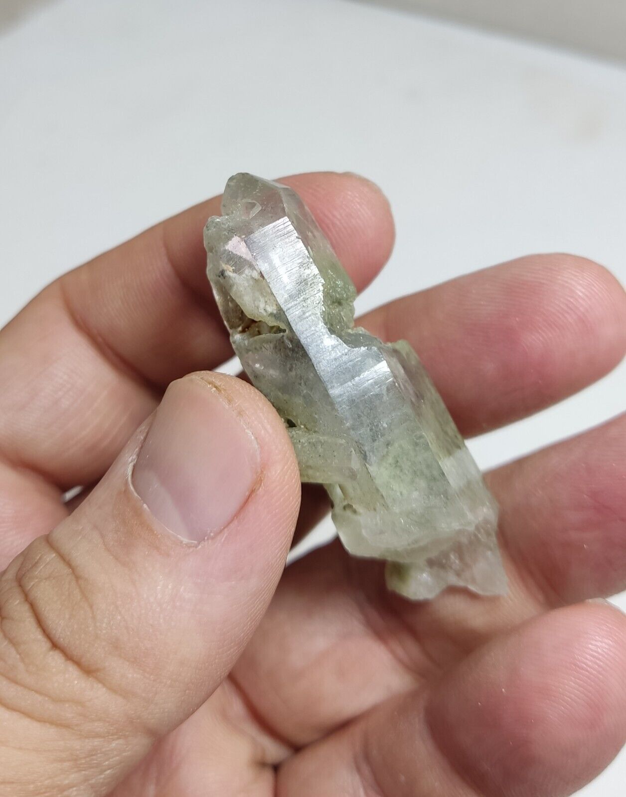 An Aesthetic Natural beautifully terminated Chlorite Quartz specimen 23 grams