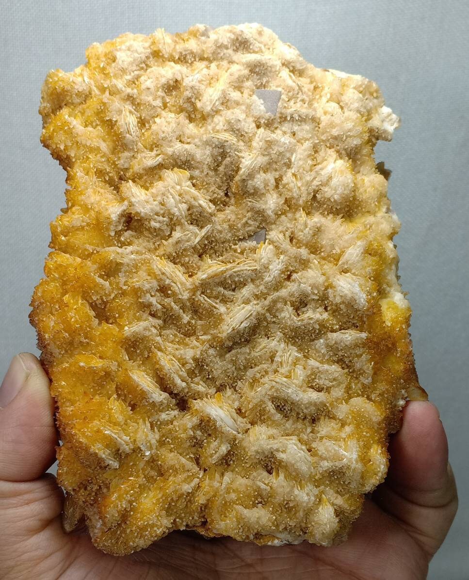 Calcite on Barite Specimen with small Fluorite crystals 700g