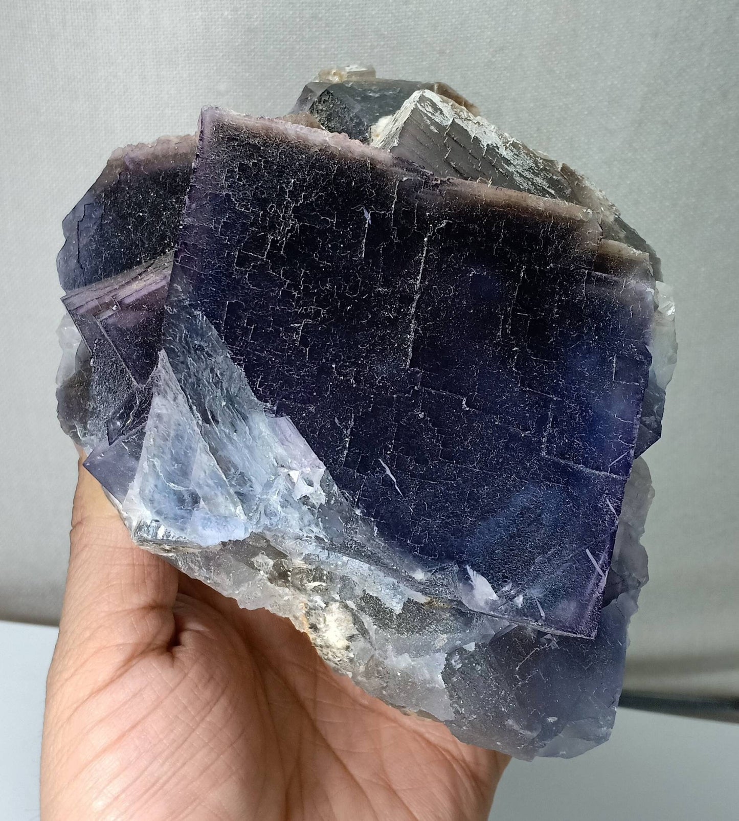 Fluorite Specimen Purple Best Color 2.2kg