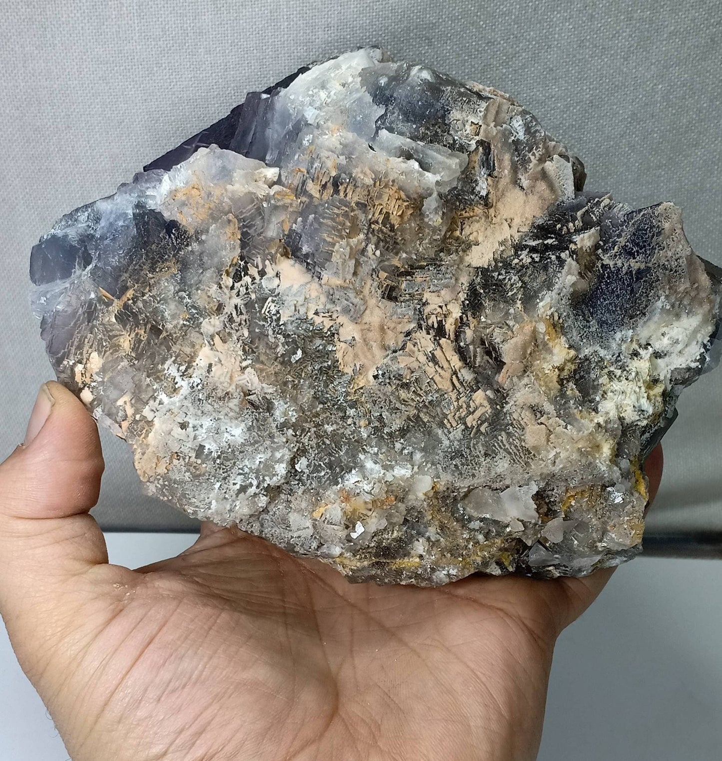 Fluorite Specimen Purple Best Color 2.2kg