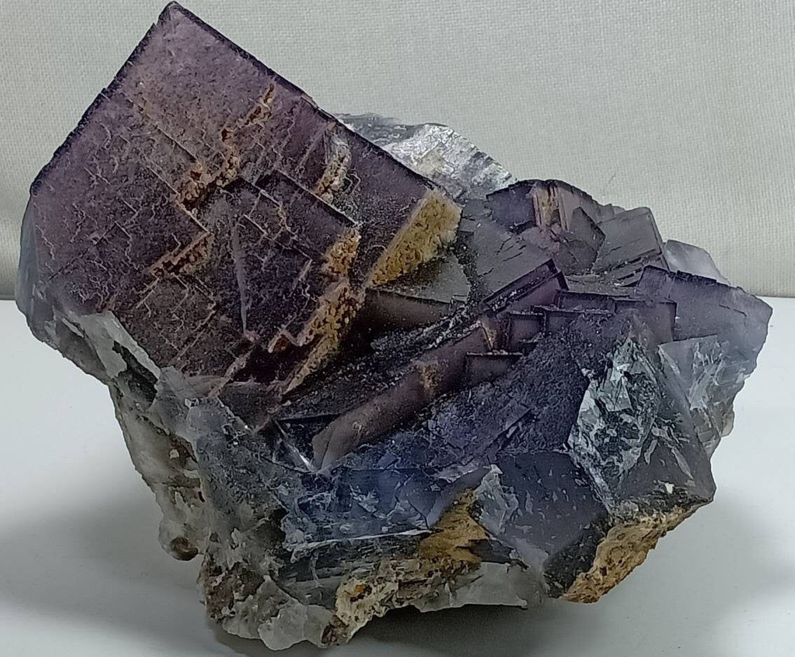 Fluorite Specimen with Purple zones 2.4 kg from Balochistan Pakistan