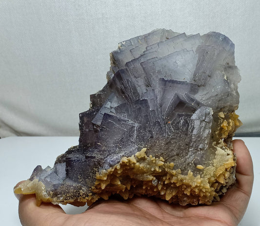 Beautiful specimen of Fluorite and Calcite combined 1700 grams