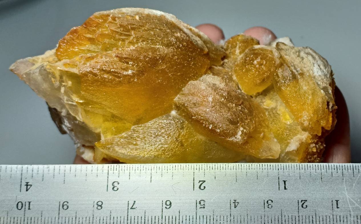Calcite crystals cluster 312g