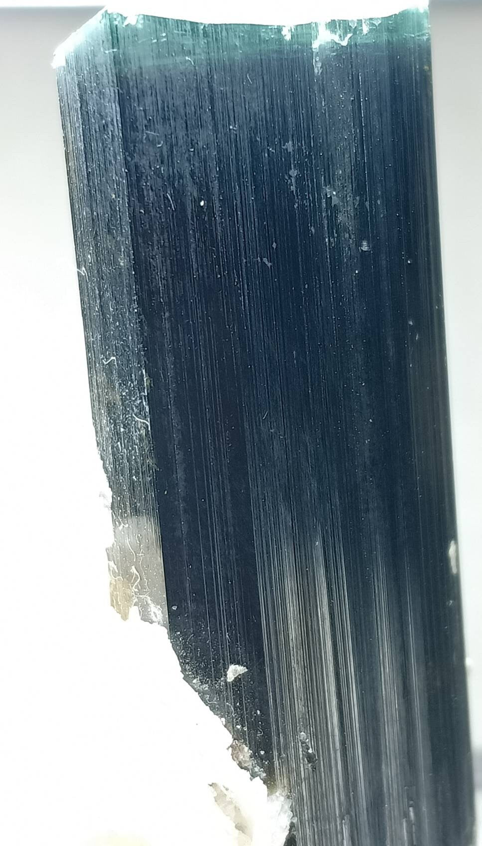 Blue cap Tourmaline combined with Albite 41 grams