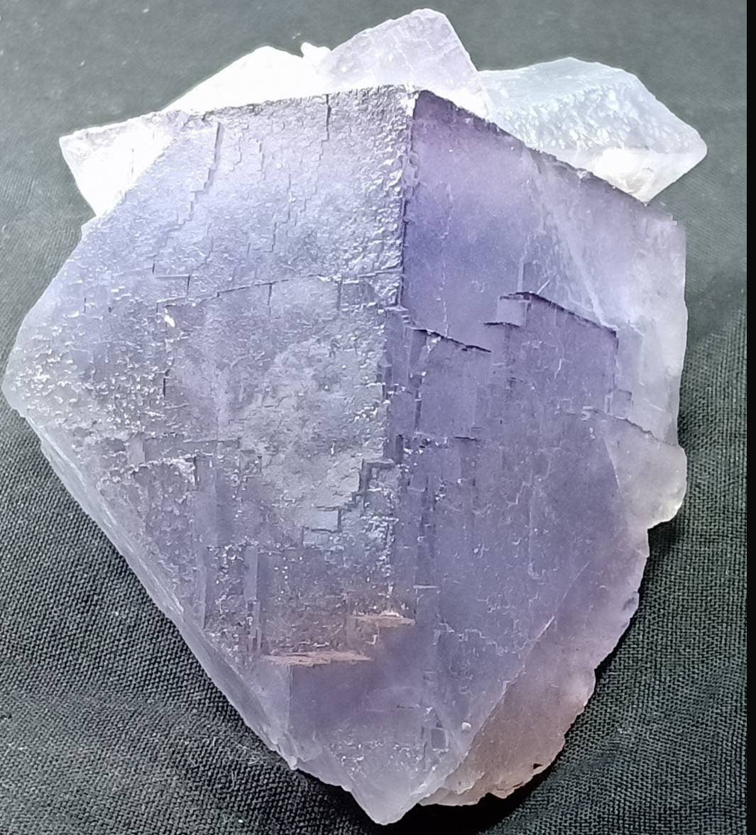 Purple and Blue phantom like Fluorite 330 grams