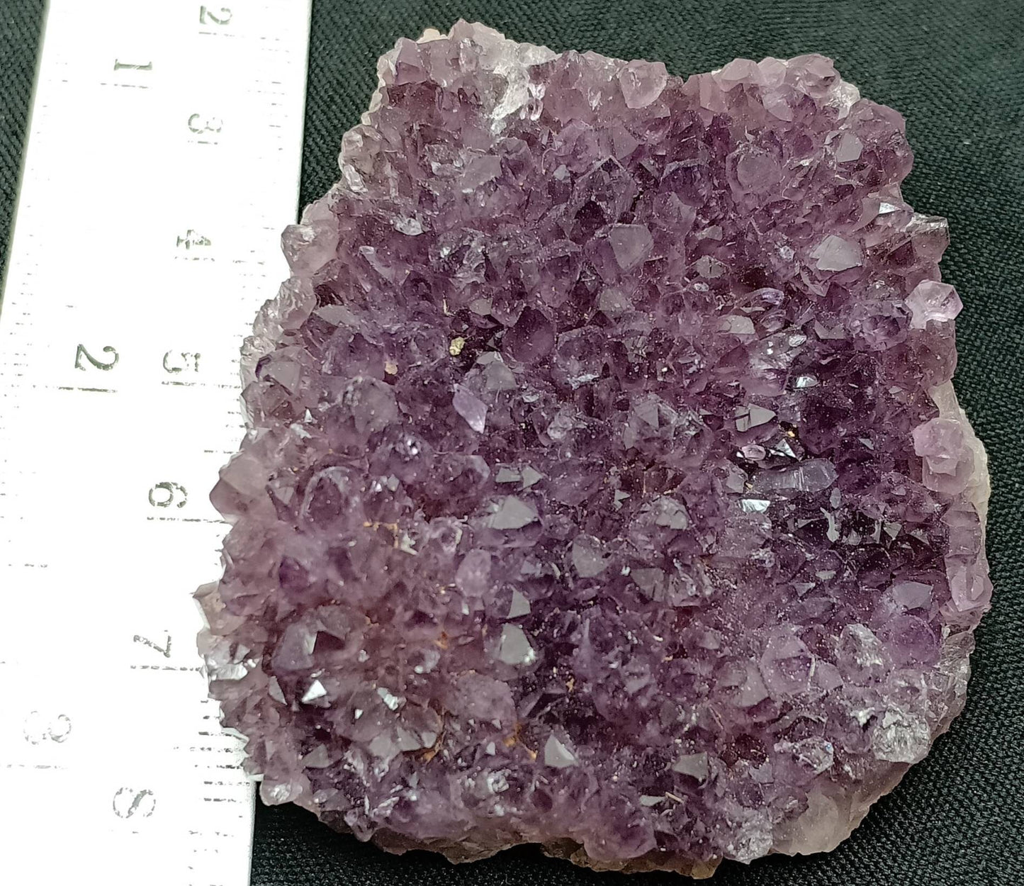 Single Beautiful Drusy Amethyst crystals Cluster specimens 74 grams