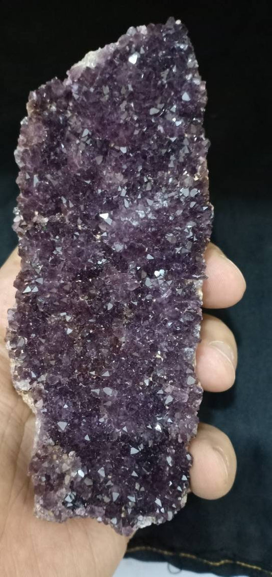 Single beautiful Drusy Amethyst crystals Cluster