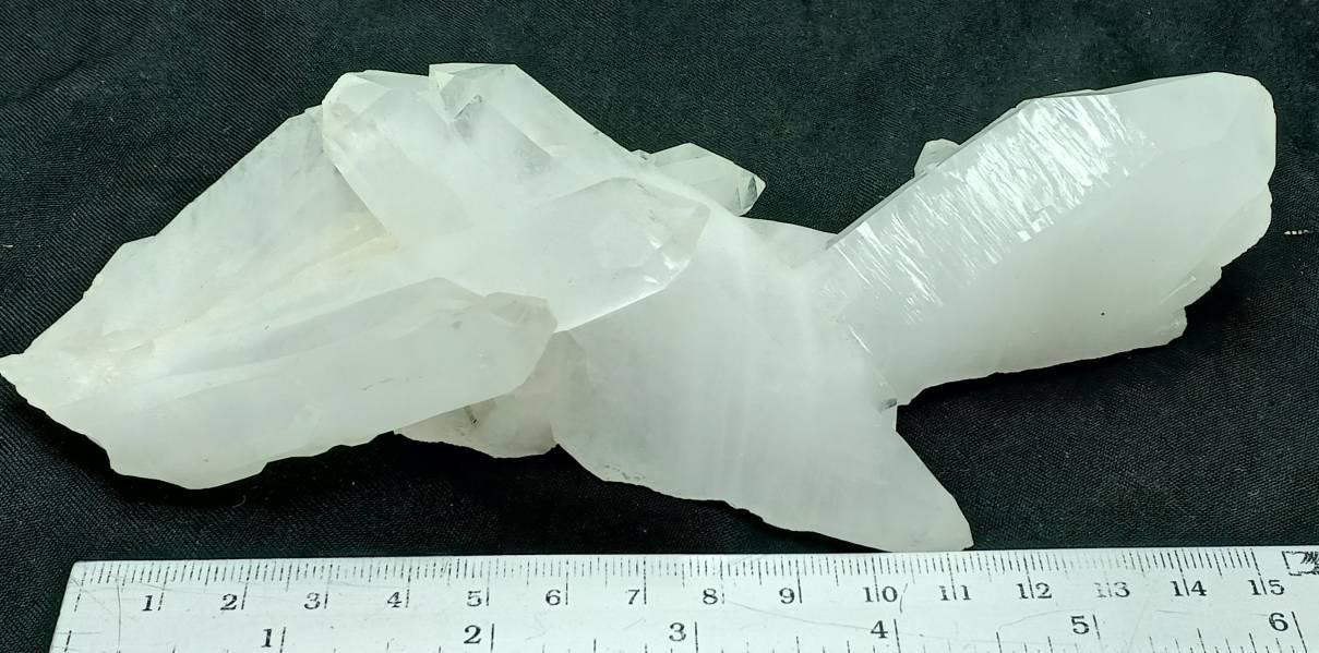 Faden Quartz Crystals Cluster 329 grams