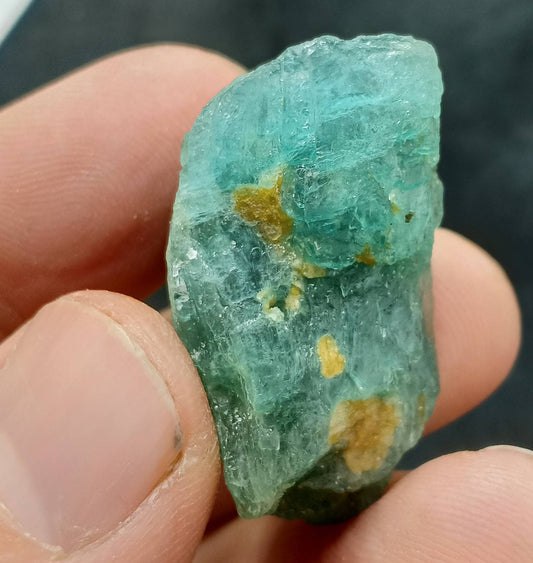 Single beautiful natural rare Grandidierite rough piece 22 grams