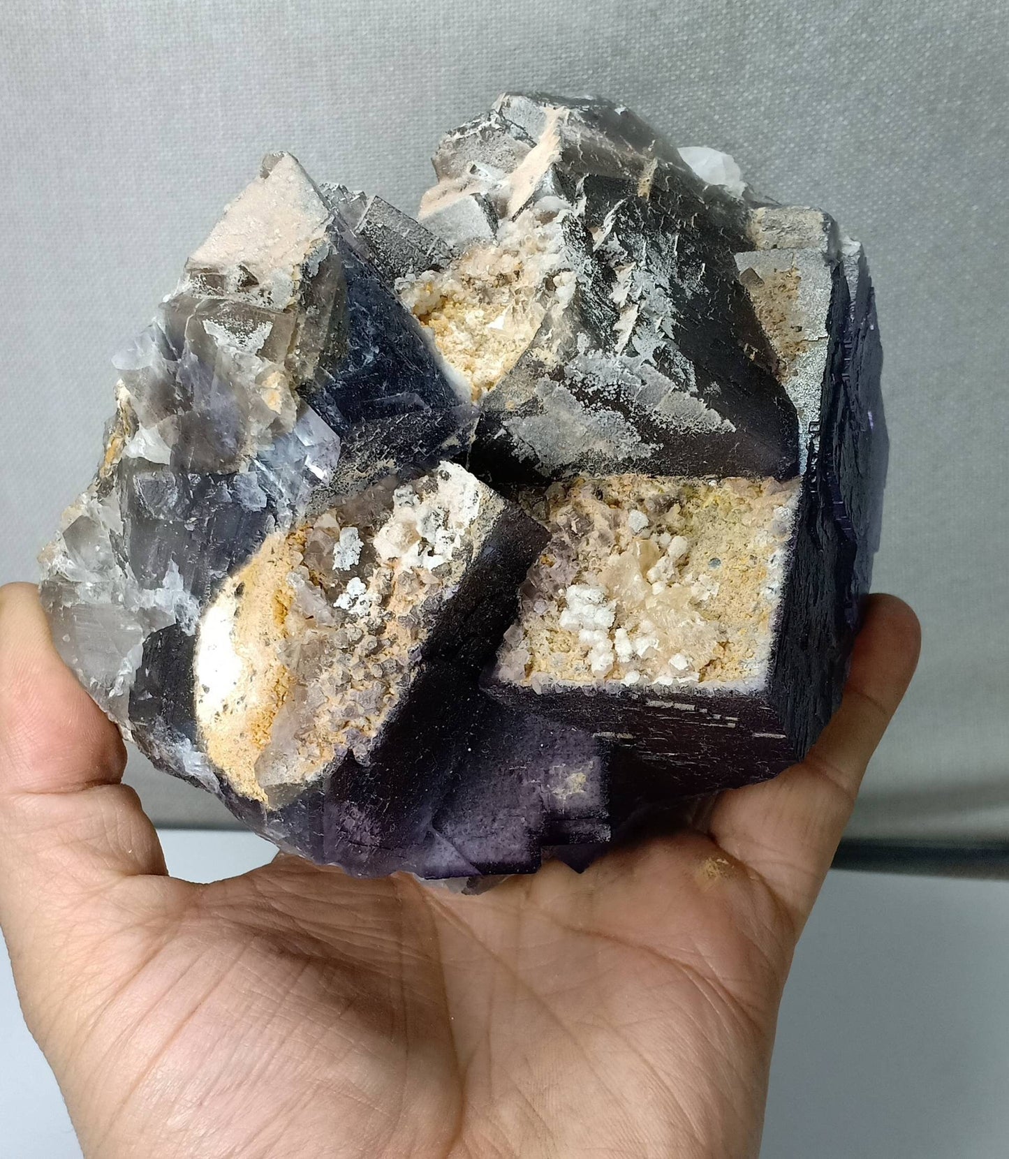 Fluorite Specimen Purple Best Color 2.2kg