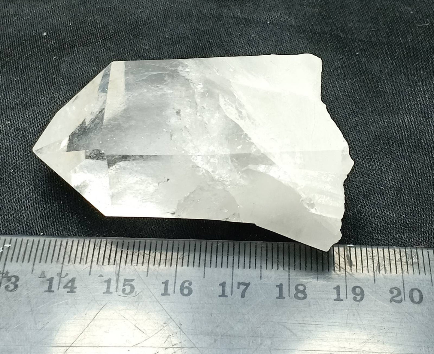 An amazing Terminated clear Quartz Crystal 72 grams