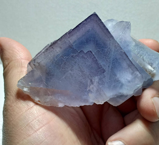 Purple and Blue phantom like Fluorite 330 grams