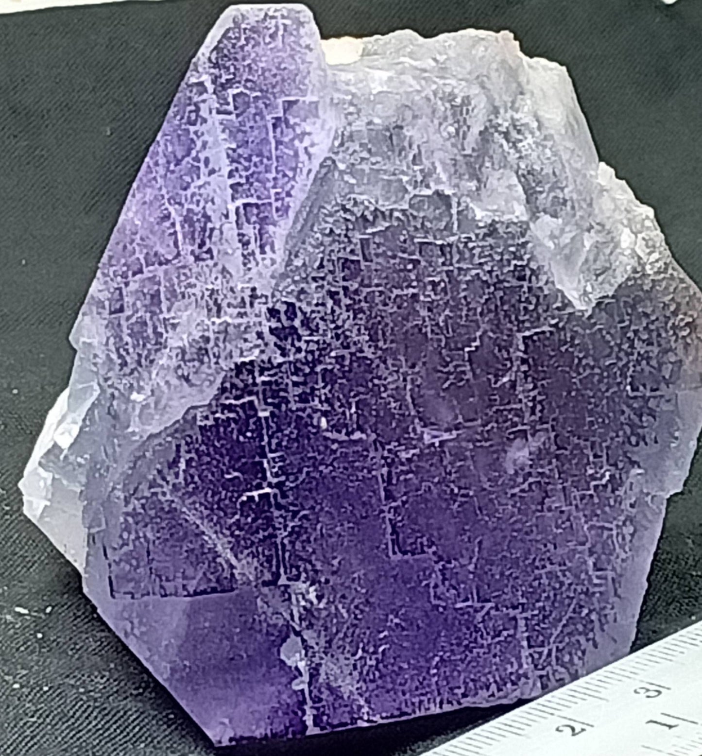 Purple Fluorite with Blue shades 270 grams