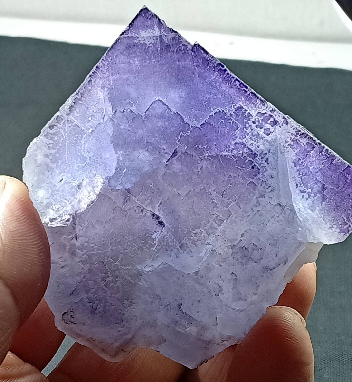 Purple Fluorite with Blue shades 270 grams