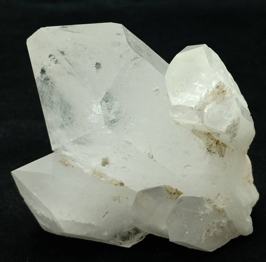 An Aesthetic specimen of terminated clear Quartz Crystals 128 grams