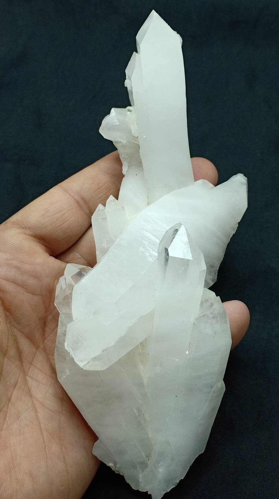Faden Quartz Crystals Cluster 329 grams