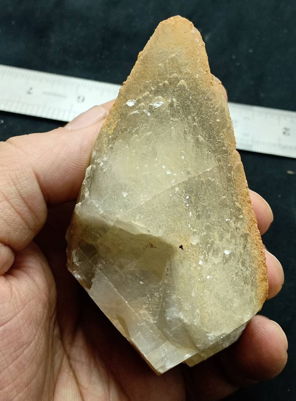 Naturally terminated Dogteeth Calcite Crystal 274 grams
