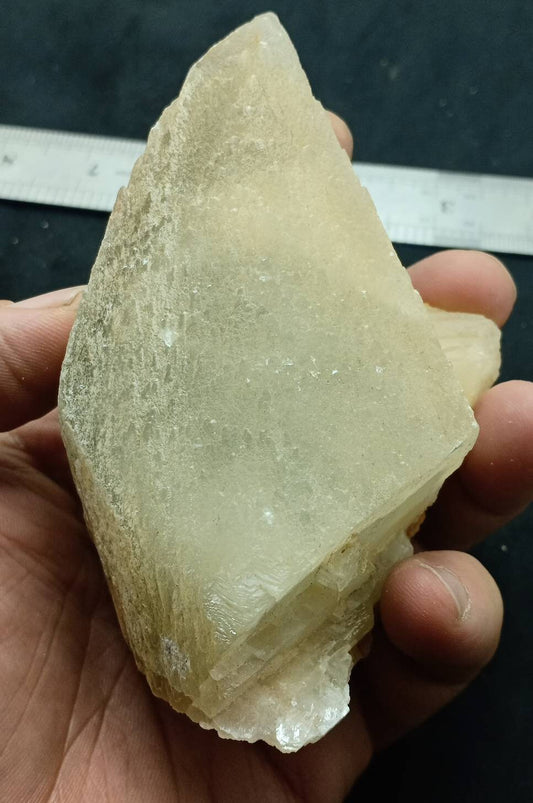 Single beautiful Dogteeth calcite crystals with beautiful terminations 419 grams