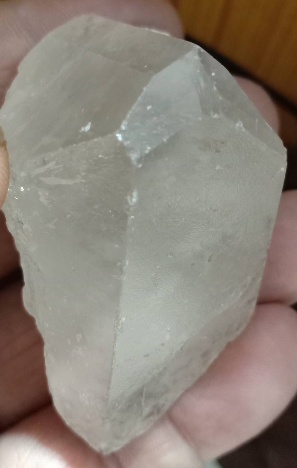 Single beautiful terminated Topaz crystal with Albite attachment 117 grams